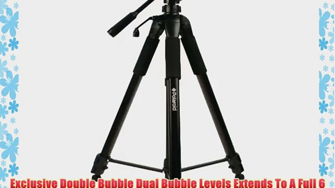 Polaroid 72 Photo / Video ProPod Tripod Includes Deluxe Tripod Carrying Case   Additional Quick