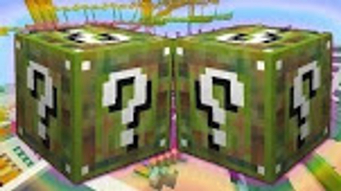 LUCKY CAMO BLOCKS HIGHRISE HELICOTPER MOD CHALLENGE - MINECRAFT MODDED MINI-GAME!