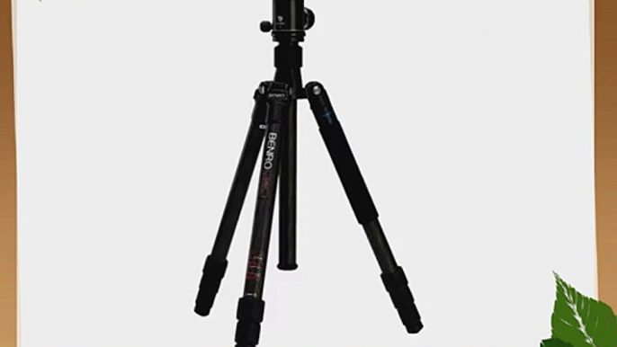 Benro C2682TV2 Travel Angel II Tripod Kit Carbon Fiber Twist Lock Legs with V2 Head (Black)