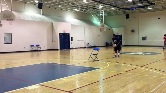 Drills and Skills Basketball Training - Step Back Jumper Shot with Creative Dribble Moves