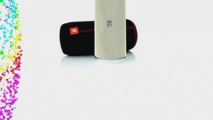 JBL Flip White Portable Stereo Speaker with Wireless Bluetooth Connection (White)