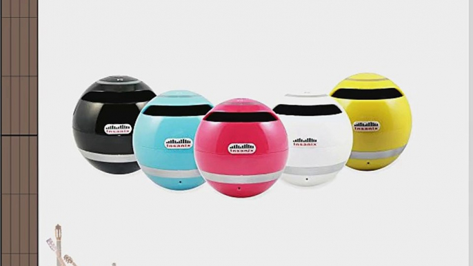 Insanix Orb 2.0 Bluetooth Wireless Speaker with Built in Speakerphone Ultra-portable Rechargeable