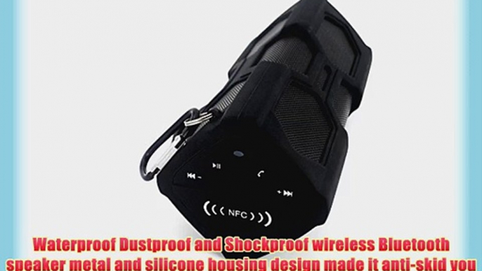 Wireless Speaker Portable Stereo Bluetooth 4.0 Waterproof Dustproof Shockproof Bass Subwoofer