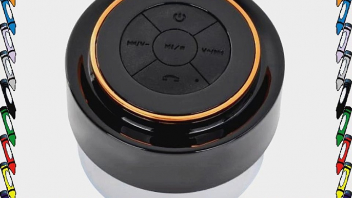 D-CLICK ? Mini Ultra Portable Waterproof Bluetooth Wireless Stereo Speakers with Suction Cup