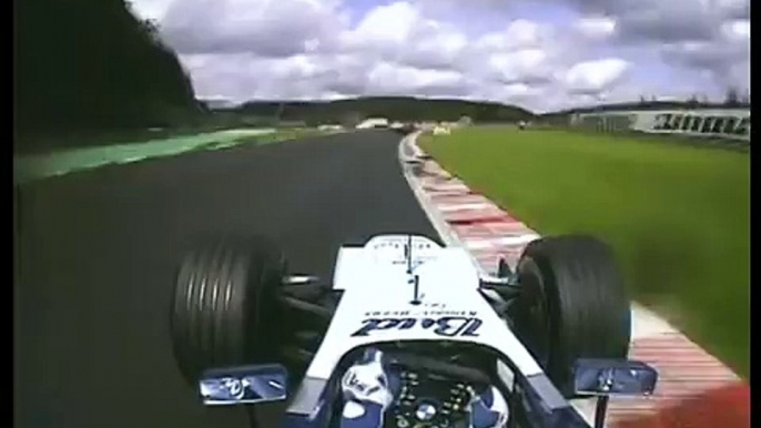 F1 Spa 2004 - Juan Pablo Montoya Ragged Action!