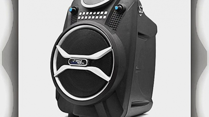 Pyle Boom Rock PWMAB210BK Bluetooth Karaoke Speaker Recording System Rechargeable Battery Wireless