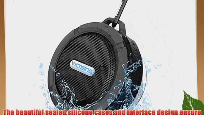 VicTsing? Wireless Bluetooth 3.0 Waterproof Outdoor / Shower Speaker with 5W Speaker/Suction