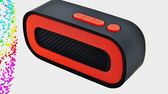 Bluetooth Speaker Evandar Portable Bluetooth Wireless Speakers (A3-red)