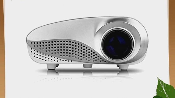 Excelvan LED/LCD Portable Mini Multimedia Projector AV /USB/VGA/HDMI/SD Home Theater Projector