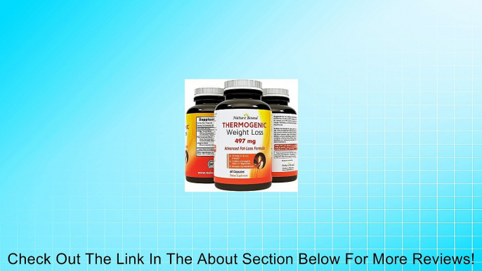 Pure Thermogenic Fat Burner Supplement - Pre-workout Fat Burners - Energy, Focus, Increased Metabolism & Weight Loss - Clinical Strength with Highest Quality Formula - Premium L-tyrosine - Guaranteed By Nature Bound Review