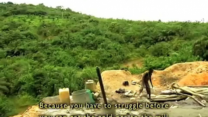 The Money Stone - illegal Gold Mining in Ghana Africa, Gold Miners, Gold Mine, Documentary