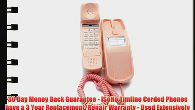 Trimline Phone - Ladies Pink - Durable Retro Novelty Telephone - An Improved Version of the