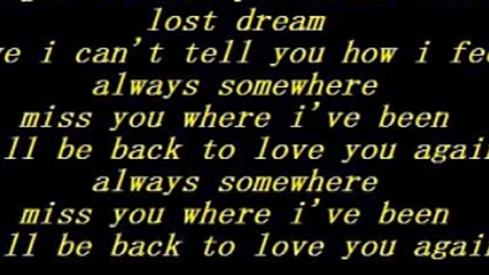 Scorpions-Always Somewhere LYRICS