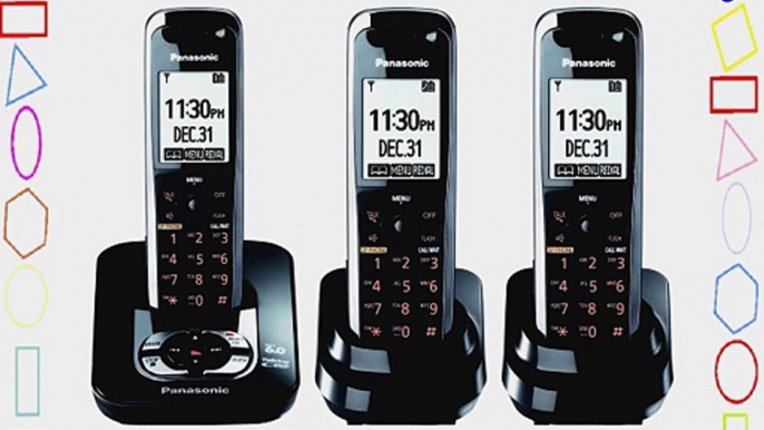 Panasonic DECT 6.0 3-Handset Expandable Digital Cordless Phone with Answering System and ChoiceMail