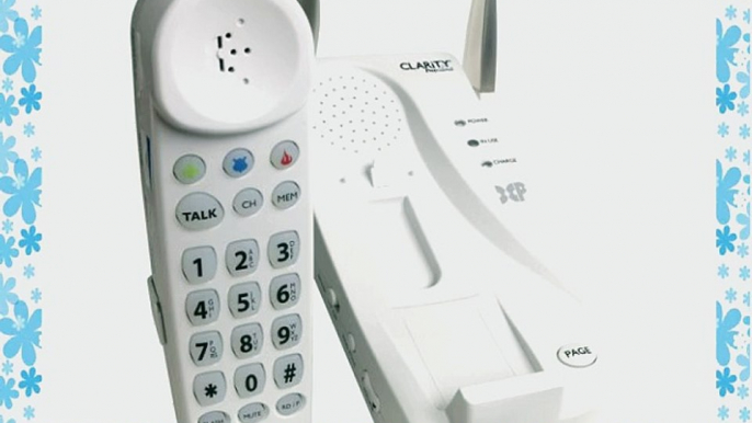 Clarity 2.4 GHz Professional Amplified Cordless Phone with Clarity Power Technology (C4105)