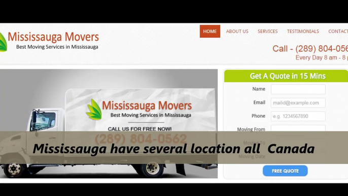 Mississauga Movers:  Local Moving Services - Get A Free Moving Quote