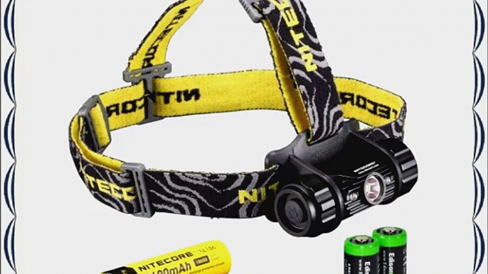 Nitecore HC50 565 Lumens CREE XM-L2 LED headlamp with Genuine Nitecore NL186 18650 2600mAh