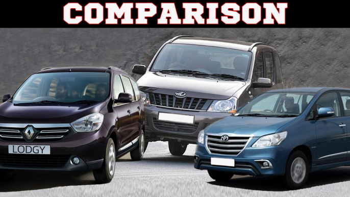 Renault Lodgy vs Toyota Innova vs Mahindra Xylo: Comparison