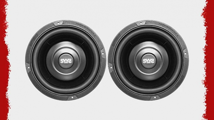 Earthquake Sound SWS-6.5X 6.5-inch Shallow Woofer System Subwoofers (Pair)