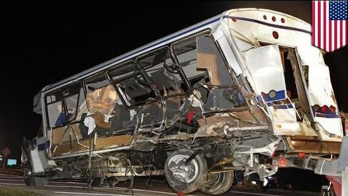 Texas college softball bus crash leaves 4 dead in Oklahoma