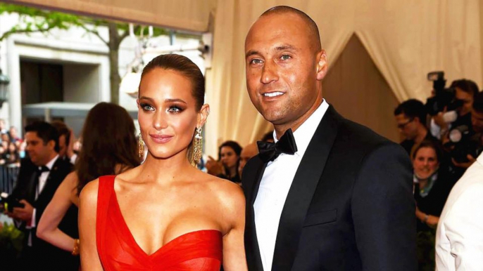 Derek Jeter and Hannah Davis Make Red Carpet Debut at 2015 Met Gala