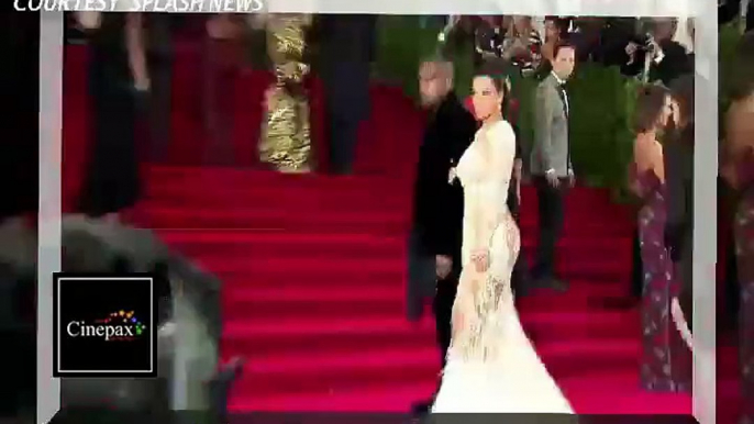 Kim Kardashian-Nude-Gown At Met Gala Red Carpet 2015 Cinepax