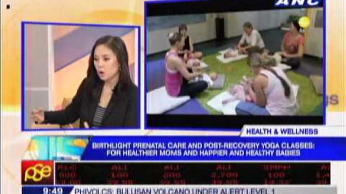 WATCH: Yoga for babies and pregnant moms