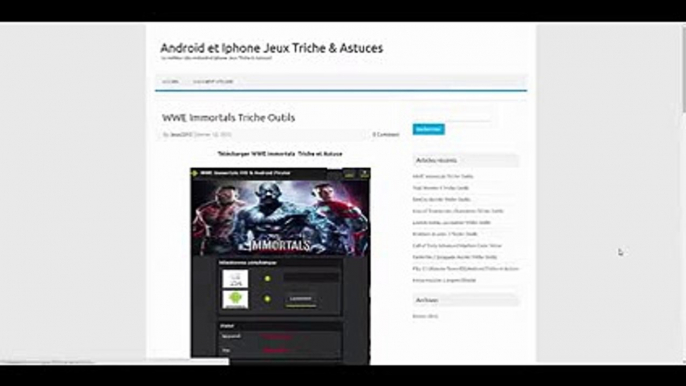 Télécharger Gratuit WWE Immortals Stamina, Credits Pirater Outils Triche et Astuce Iphone et Android