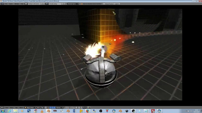 Ball of Steels (Enemy AI Test) - Blender Game Engine  - Work in progress