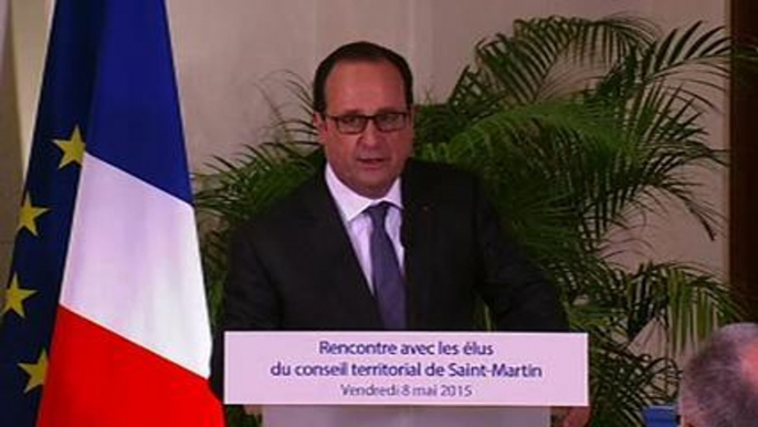 Discours lors de la rencontre avec les élus du conseil territorial de Saint-Martin