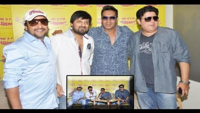 Ajay Devgan, Sajid Khan, Sajid-Wajid @ 'Himmatwala' Music Launch