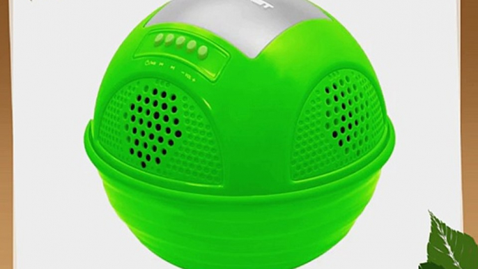 Pyle PWR90DGN Aqua Blast Waterproof Bluetooth Floating Pool Speaker System with Built-In Rechargeable