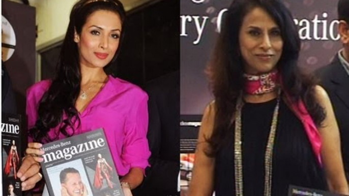 Malaika Arora Khan & Shobha De at M'ces Benz Magazine Launch