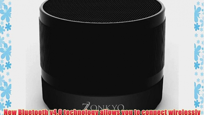 Ultra Portable Wireless Bluetooth Speaker with Built-in Mic Powerful Sound 8 Hour Rechargeable