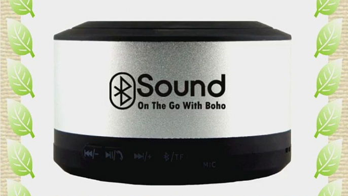 Sound by Boho Wireless Bluetooth Speaker with Hands Free   MP3 Player - Silver