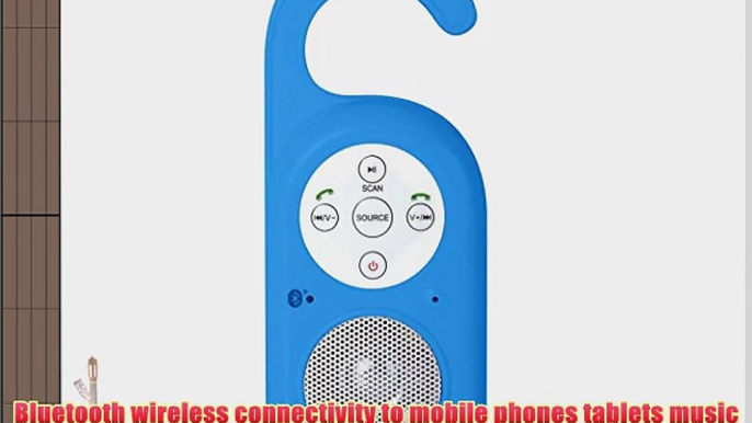 Wireless Bluetooth Shower Speaker and Hands Free Speakerphone for All Bluetooth Devices Smartphones