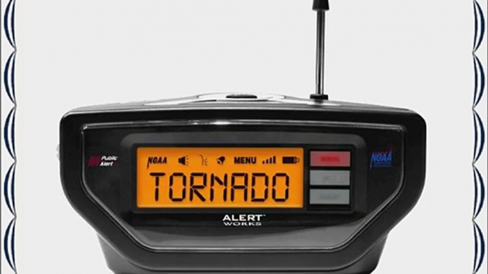 Alert Works EAR-10 Weather Alert All Hazard Radio (Black)