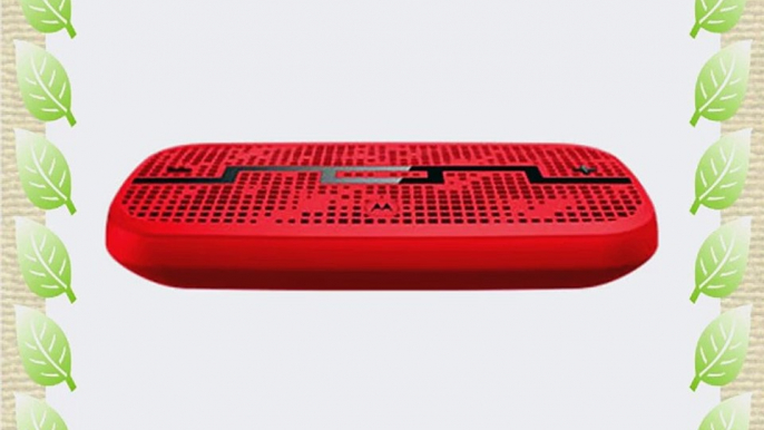 Sol Republic's Motorola Deck Speaker - Vivid Red