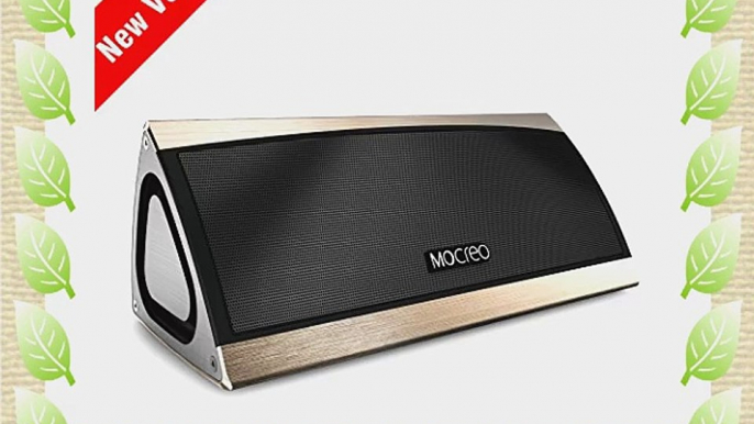 MOCREO? Portable Wireless Bluetooth Speaker W/ 3D Surround Stereo Sound