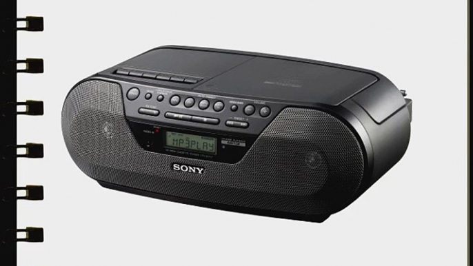 Sony Radio CD MP3 Cassette Stereo Boombox w/ Remote