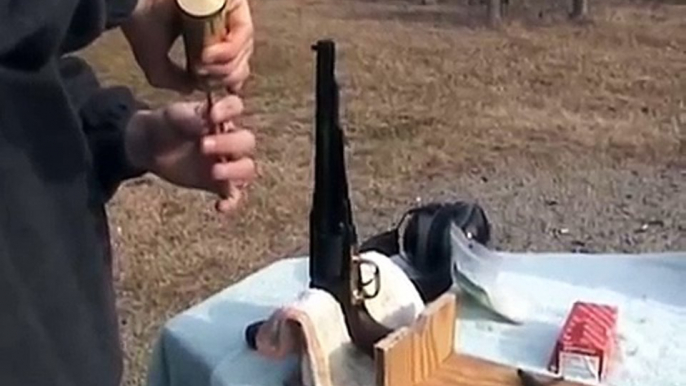 Loading and Shooting a Black Powder Revolver