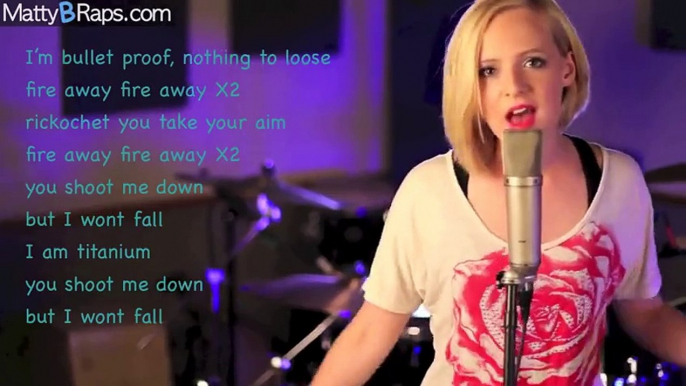 David Guetta - Titanium ft. Sia (MattyBRaps Cover) ft Madilyn Bailey & Jake Coco (Lyrics on Video)