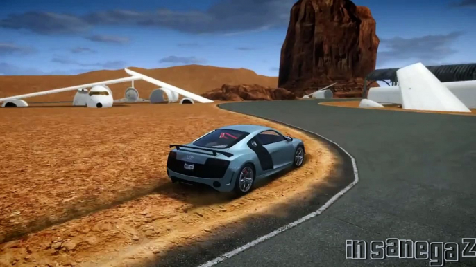 GRAND THEFT AUTO IV 2011 AUDI R8 GT COUPE CRASH TESTING HD