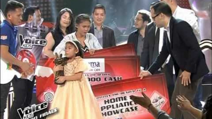 Little Superstar Lyca Gairanod wins Voice Kids PH