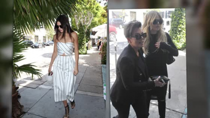 Kendall, Khloé and Kris Jenner Enjoy Family Time In LA