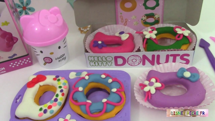 Pâte à modeler Hello Kitty Beignets Donuts Hello Kitty Play dough