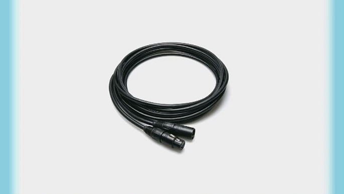 Hosa CMK-015AU Edge Microphone Cable with Genuine Neutrik XLR3F to XLR3M Connectors 15 ft