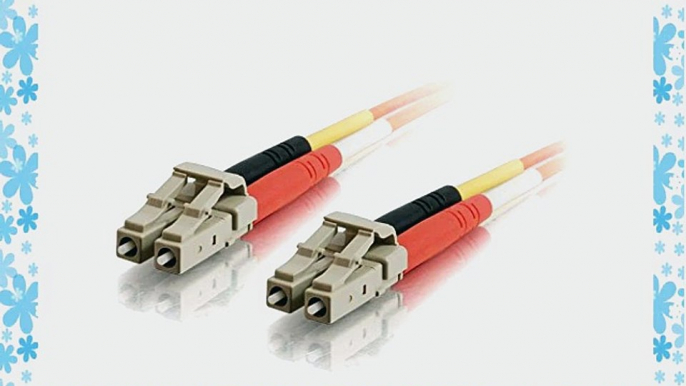 C2G / Cables to Go 33038 LC-LC  50/125 OM2 Duplex Multimode PVC Fiber Optic Cable Orange (15