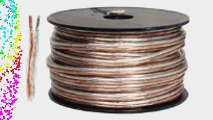 Steren 100' 16-Gauge Clear Jacket Speaker Wire