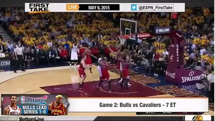 ESPN First Take - Chicago Bulls vs Cleveland Cavaliers - LeBron James in Game 2 ?